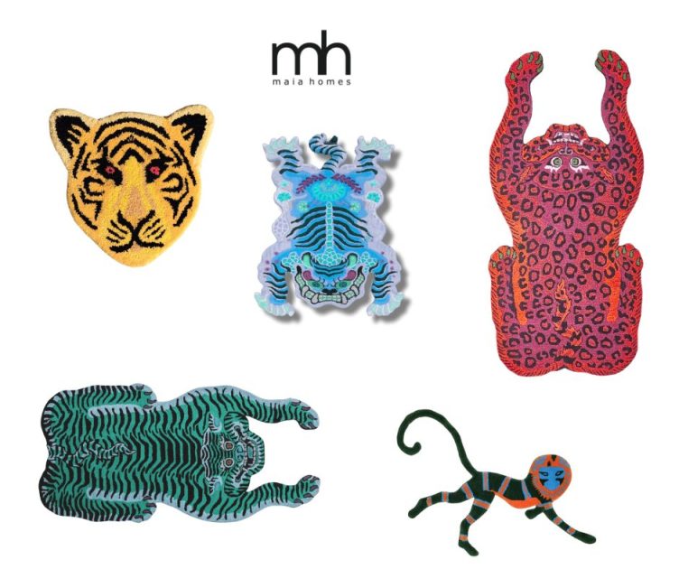 Wild Splendor: Embrace Exotic Charm with Tiger Print Rugs